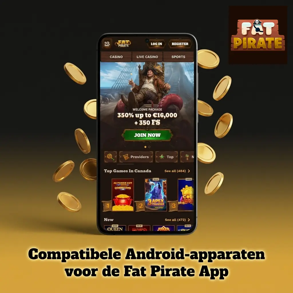 Compatibele Android-toestellen voor Fat Pirate App: Samsung, Xiaomi, OnePlus, Google Pixel en meer