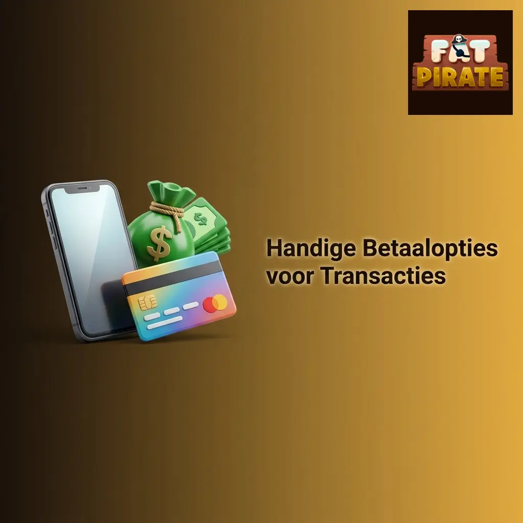 Overzicht betaalopties Fat Pirate: bankoverschrijving, Mastercard, Visa, Apple Pay en crypto via SSL-verbinding.