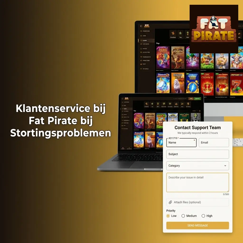 Fat Pirate klantenservice kanalen: live chat, e-mail, Telegram en accountprofiel voor stortingsproblemen