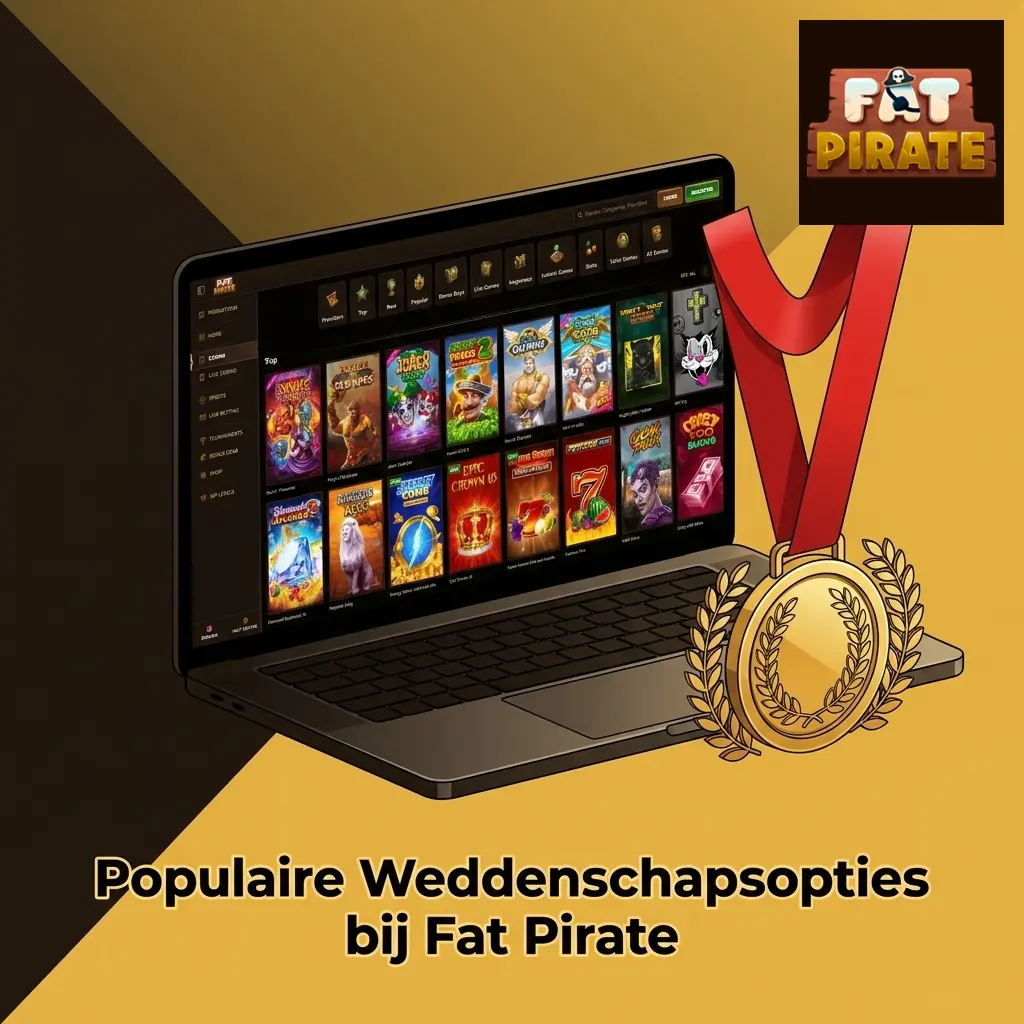 Populaire weddenschapsopties bij Fat Pirate voor pre-match en live inzetten op verschillende sportevenementen