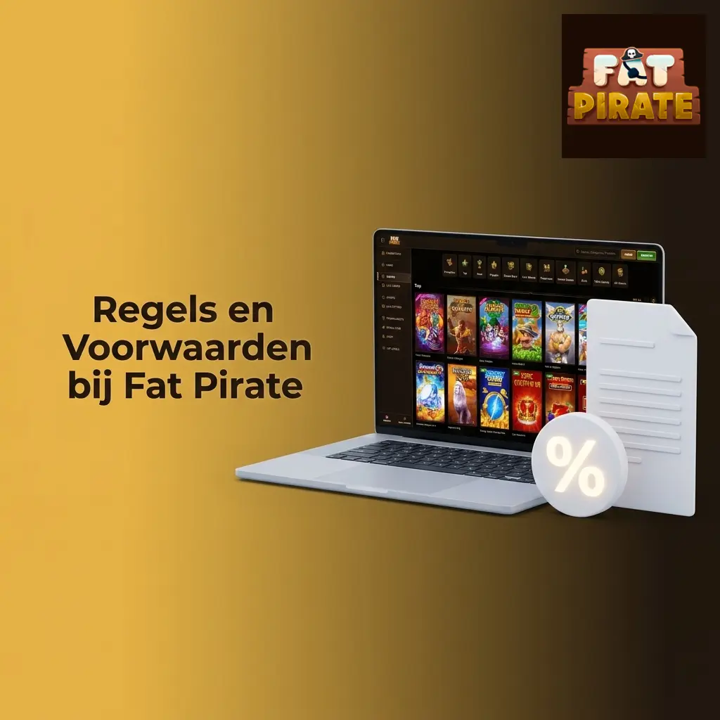 Fat Pirate gebruiksvoorwaarden Nederland: leeftijdsgrens 18+, één account, bonusregels en KYC-verificatie.
